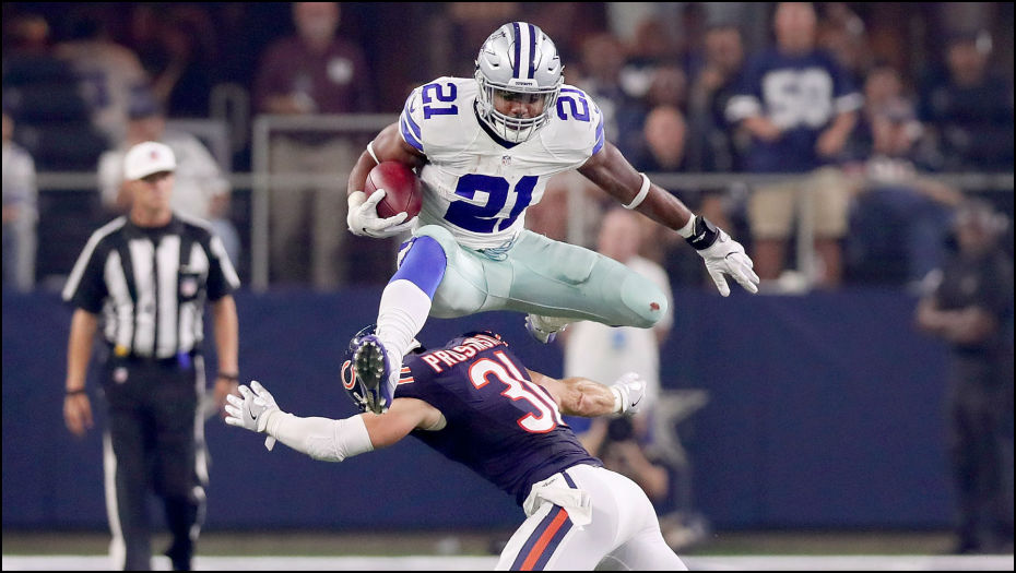 Ezekiel Elliott - DraftKings Pick'Em Breakdown - Week 4 - NFL - Daily Fantasy Football - Lineuplab.com