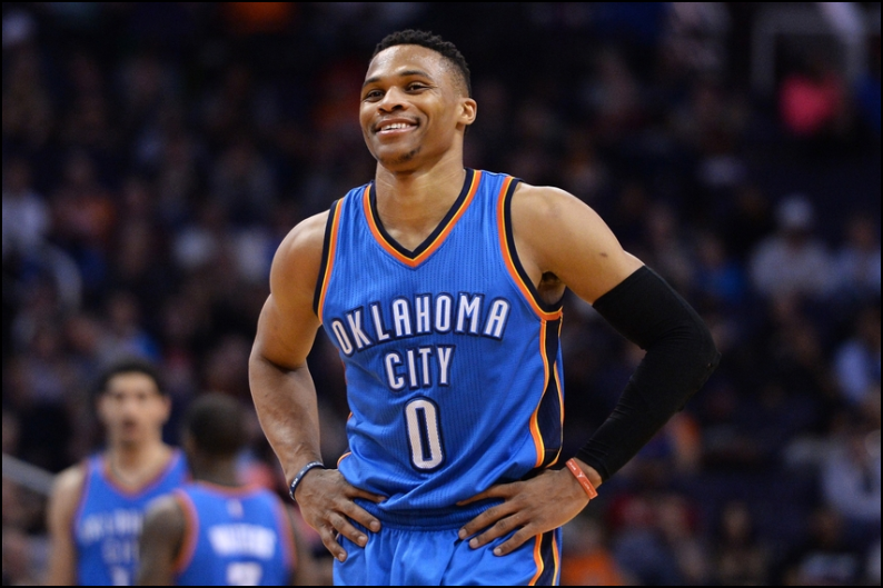 NBA Daily Fantasy Basketball Lineup Picks - Russell Westbrook - Oklahoma City Thunder - Lineuplab - 