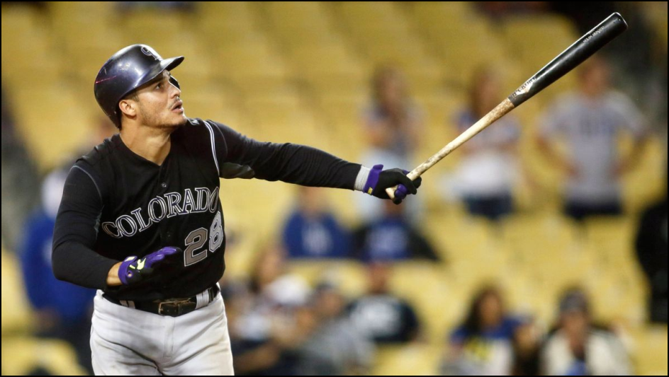 Nolan Arenado -  daily fantasy baseball stacks - lineuplab