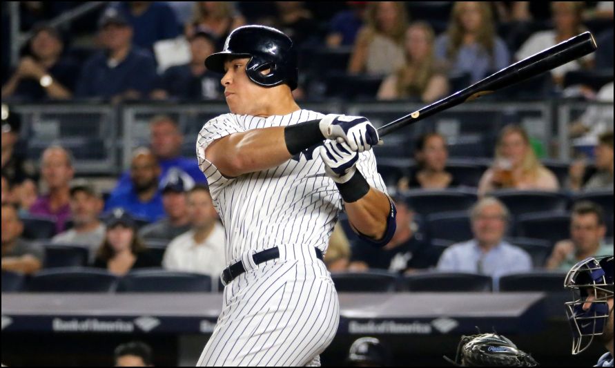 daily fantasy baseball stacks - Aaron Judge - Lineuplab