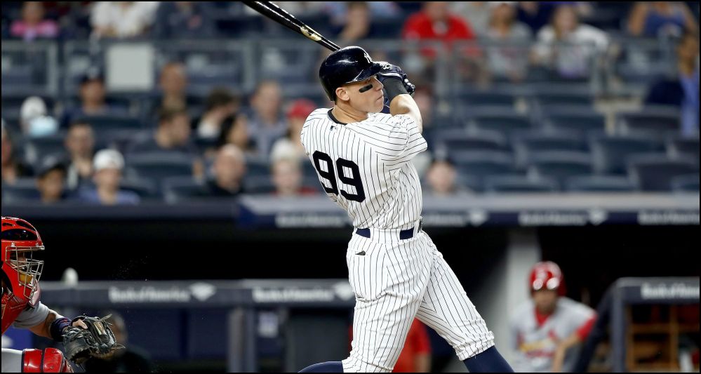 TOP MLB Daily Fantasy Baseball Stacks - Aaron Judge - Yankees - Lineuplab