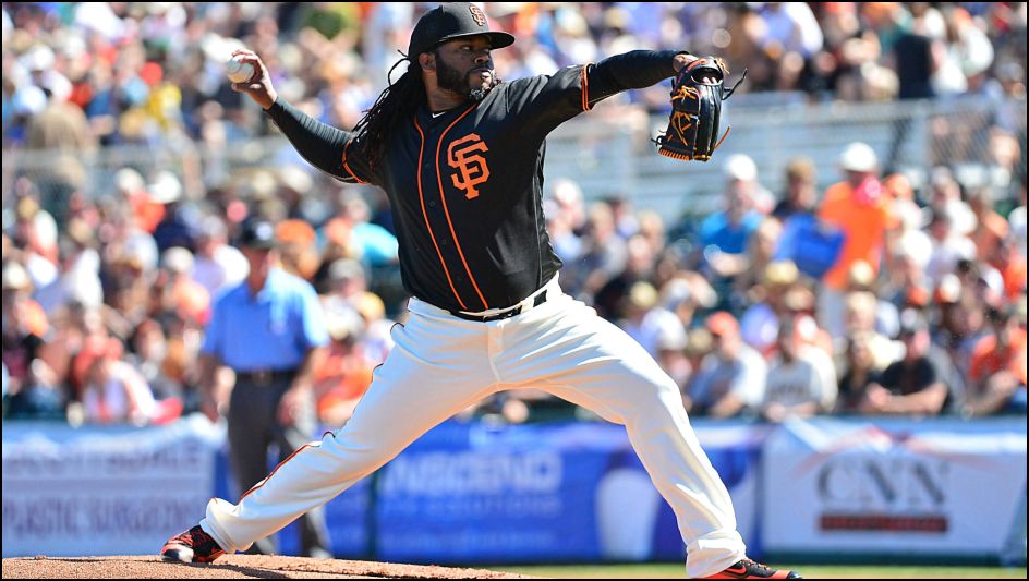 Johnny Cueto - daily fantasy baseball stacks - lineuplab