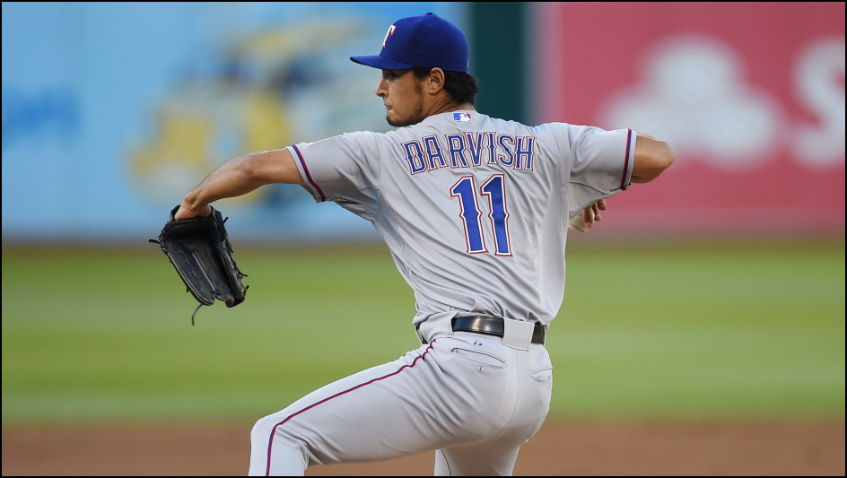 MLB Daily Fantasy Baseball Lineup Stacks - Lineuplab - Yu Darvish - Los Angeles Dodgers