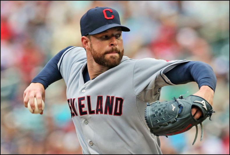 MLB Daily Fantasy Baseball Lineup Stacks - Corey Kluber