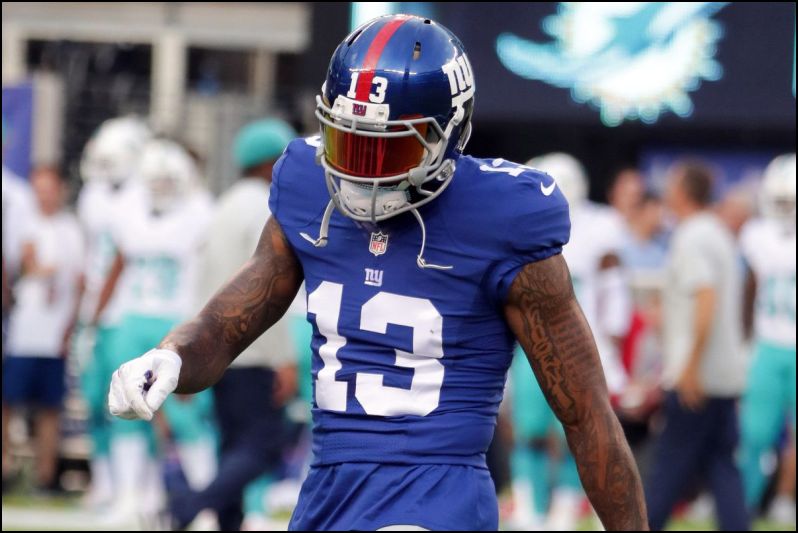 Odell Beckham - New York Giants - Daily Fantasy Football - NFL - Lineup Lab