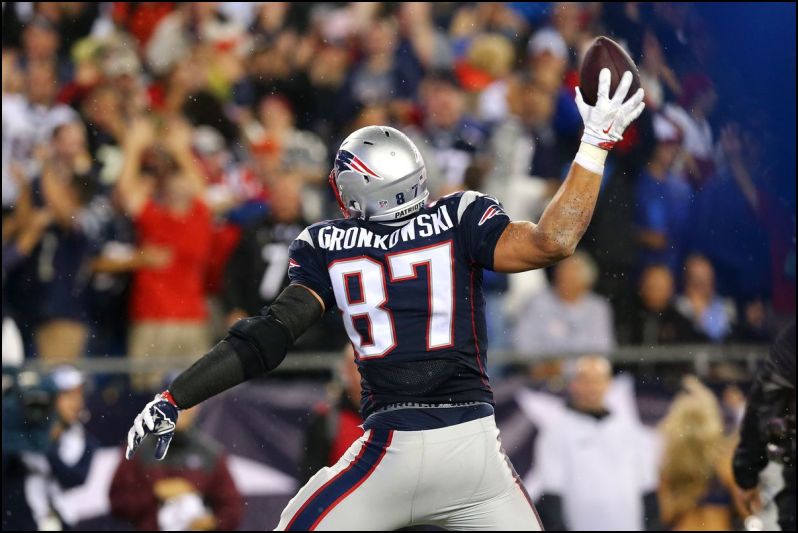 Rob Gronkowski - daily fantasy football - NFL - lineuplab.com