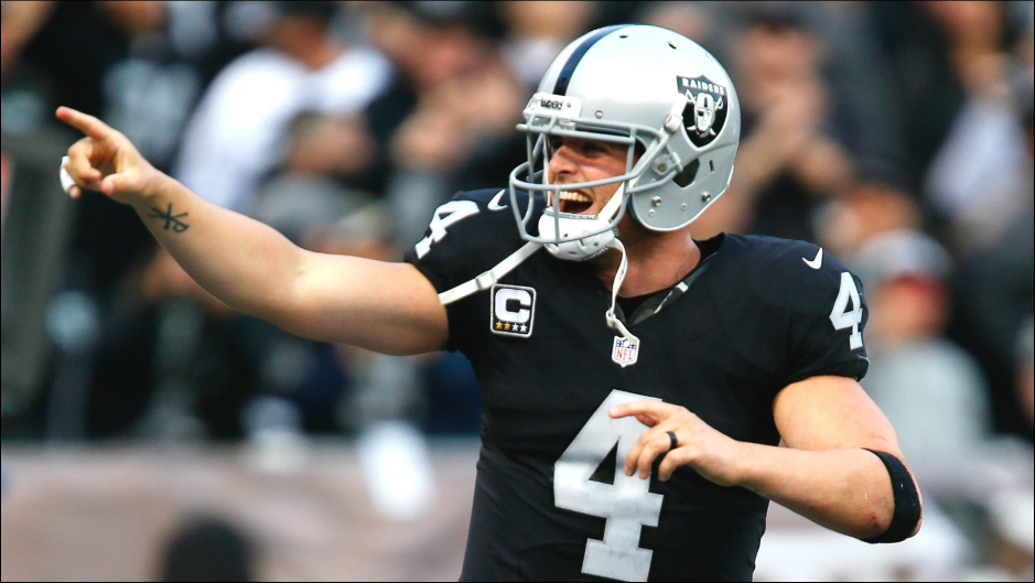 NFL Lineup Daily Fantasy Football - Lineuplab - Derek Carr