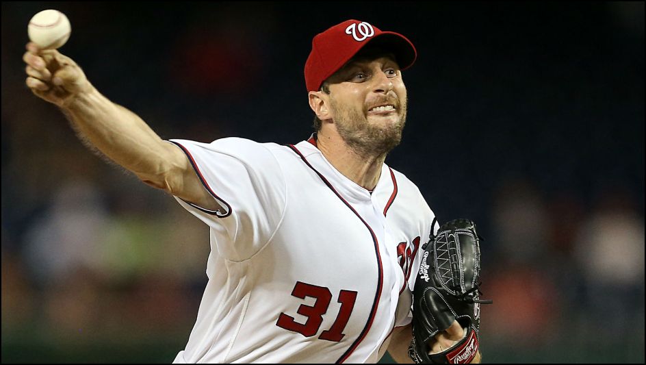 MLB Daily Fantasy Baseball Lineup Stacks - Max Scherzer - Washington Nationals - Lineuplab