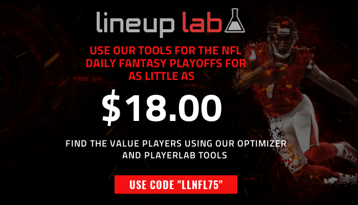 Find the valueable players during the 2018 NFL Wild Card Playoffs for as little as $18!